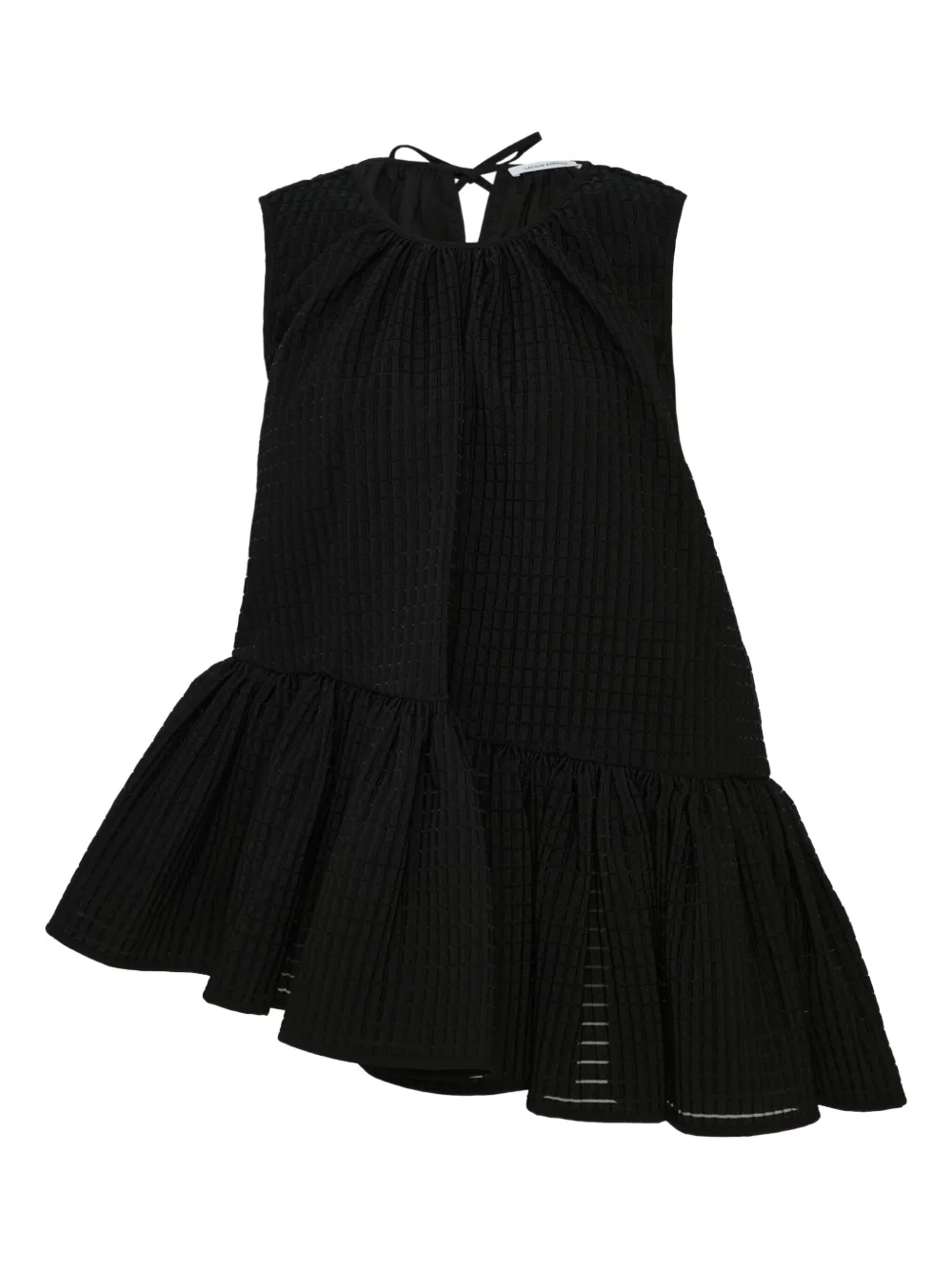 Cecilie Bahnsen Bettina asymmetric sleeveless top | Black | Image 1