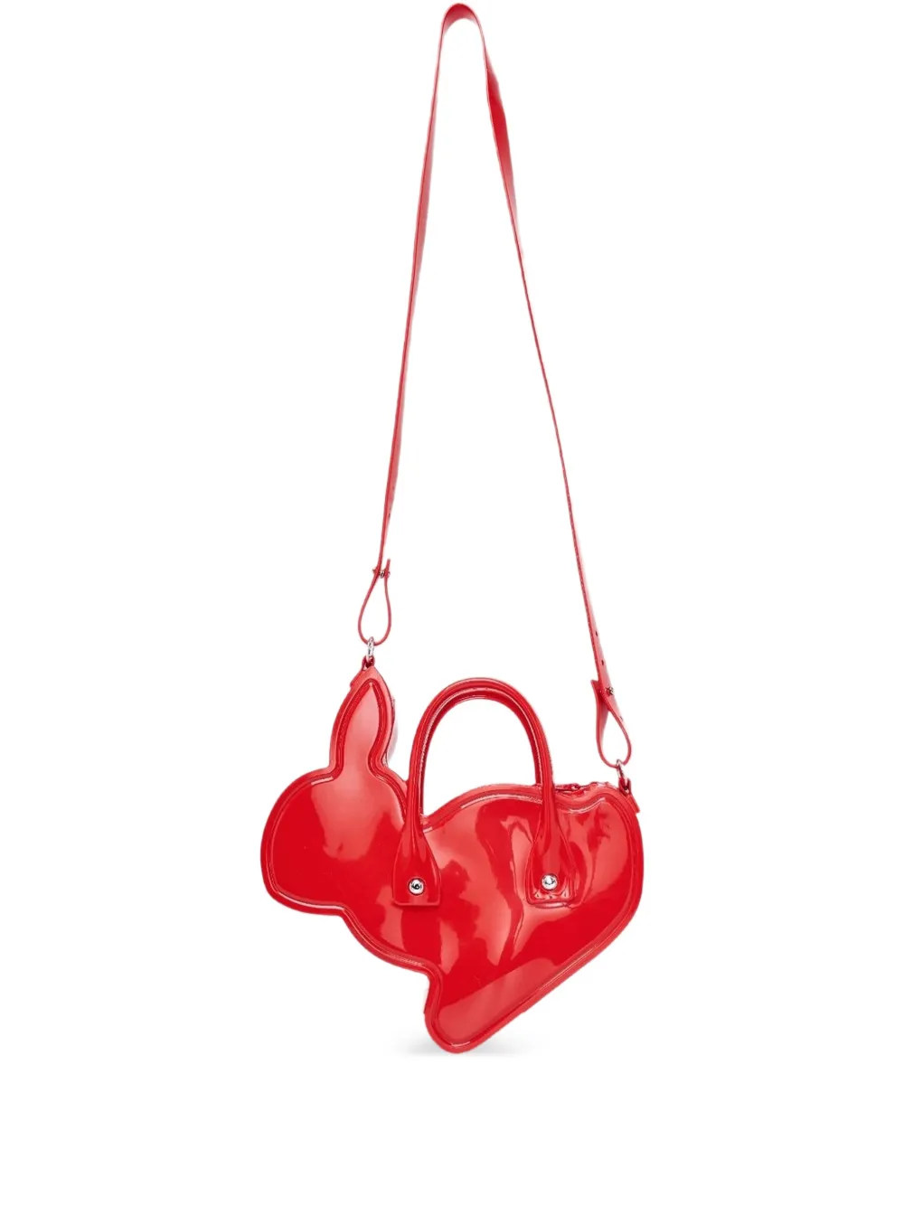 Comme Des Garçons Girl x Melissa bunny-shaped tote bag - Rosso