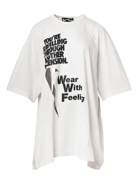 Black Comme Des Garçons x Nike graphic-print T-shirt