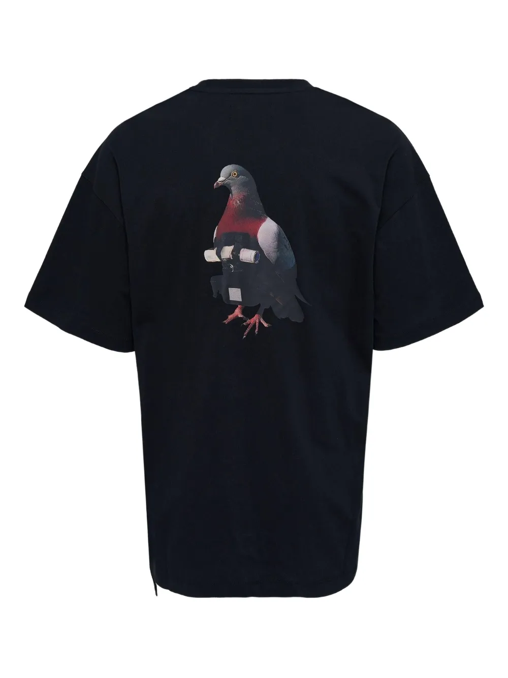 OAMC pigeon-print T-shirt - Zwart