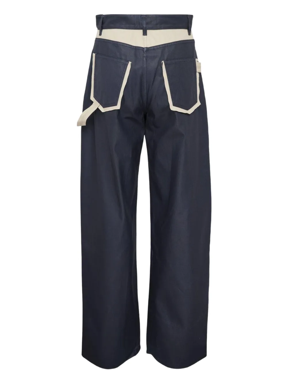 Lee Mathews Henry panelled trousers - Blauw