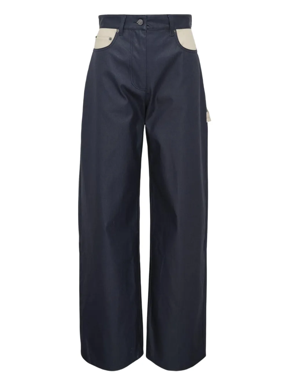 Lee Mathews Henry panelled trousers - Blu