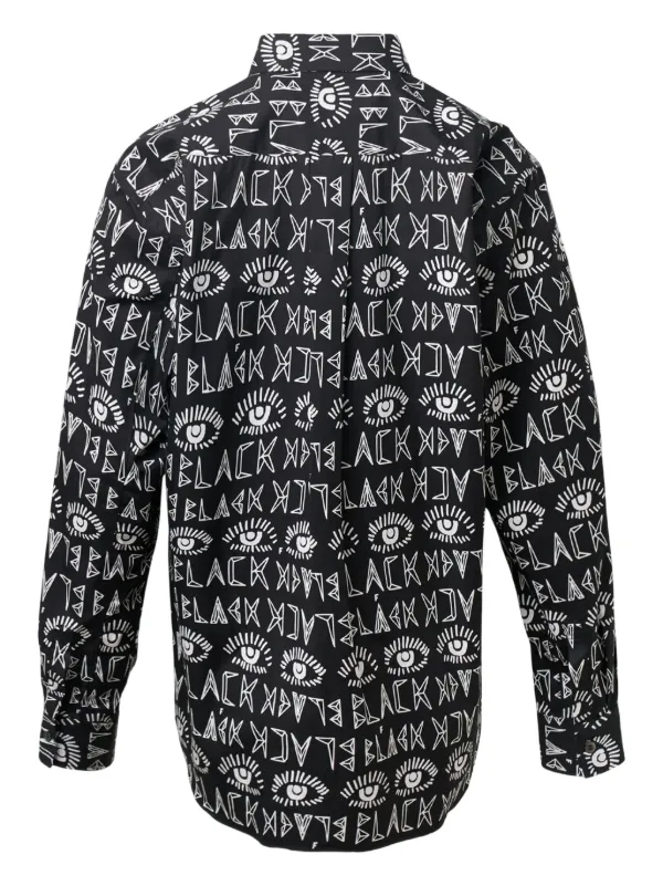 Black Comme Des Garçons Filip Pagowski グラフィック シャツ