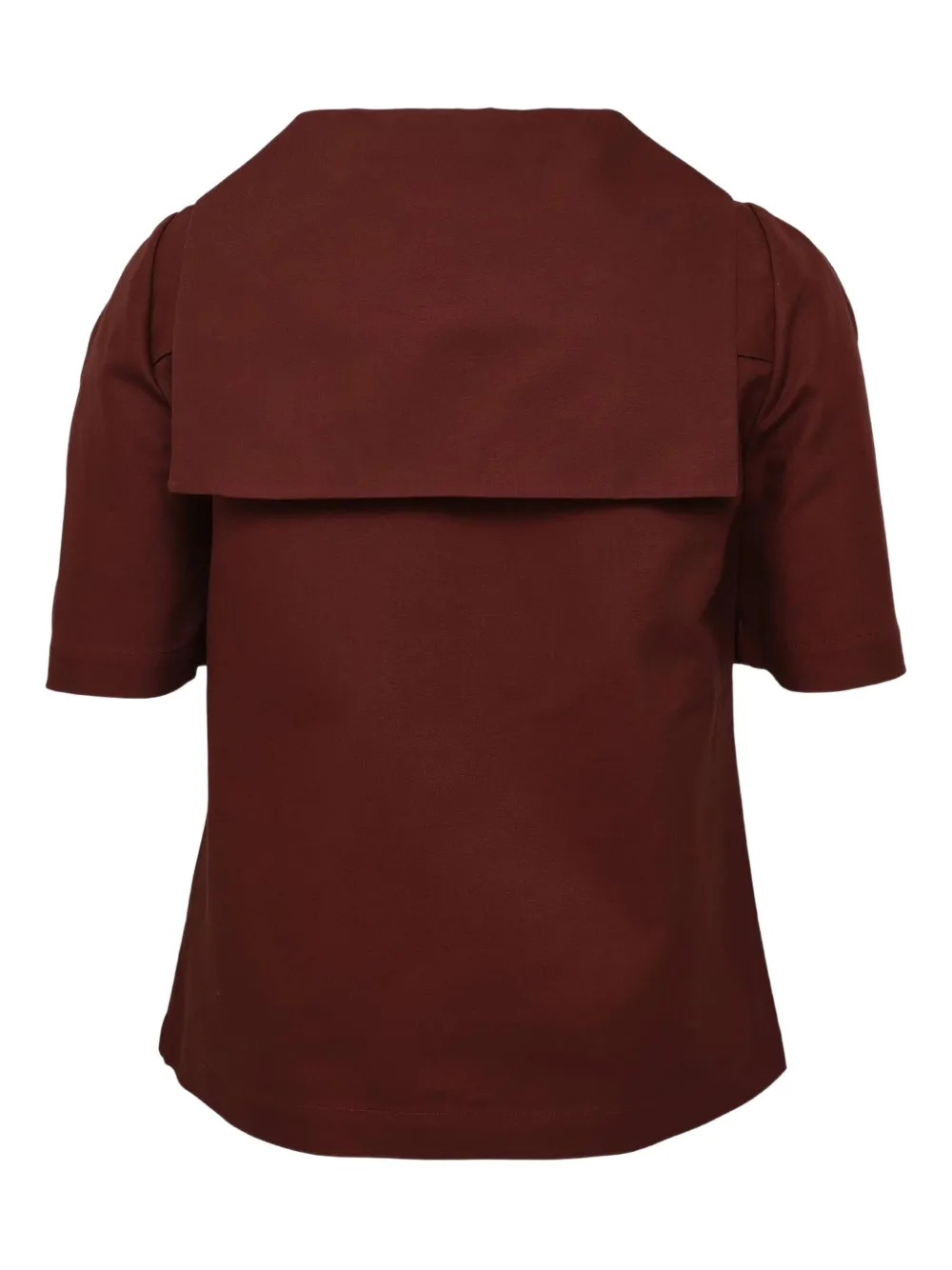 SHUSHU/TONG button cotton top - Bruin