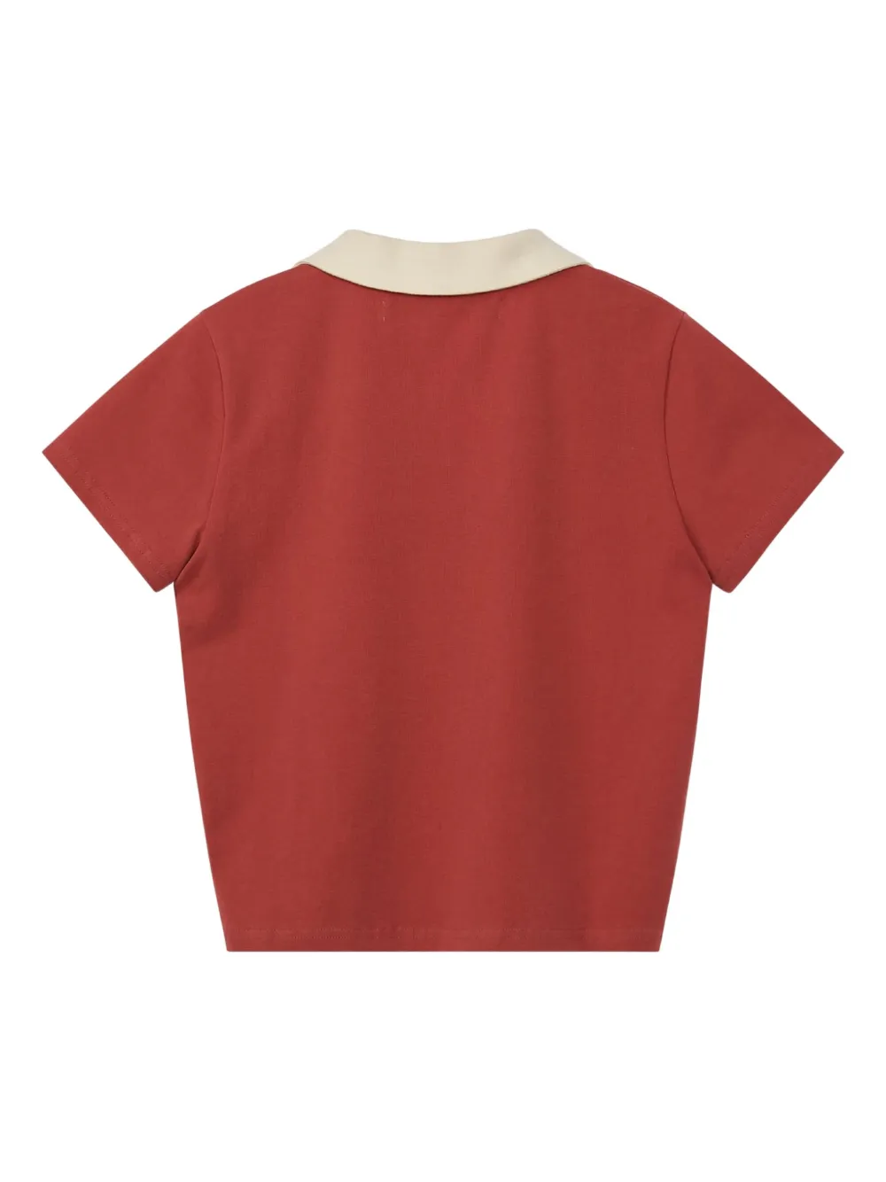 Rest&recreation V-neck Collar Top In Red
