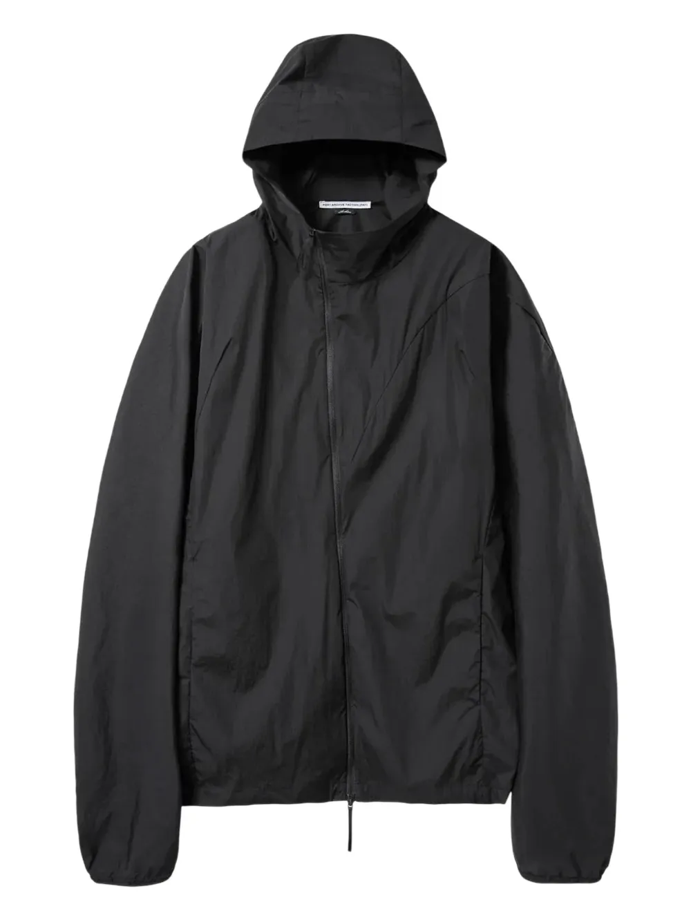 Post Archive Faction runner hooded jacket | Black | Image 1