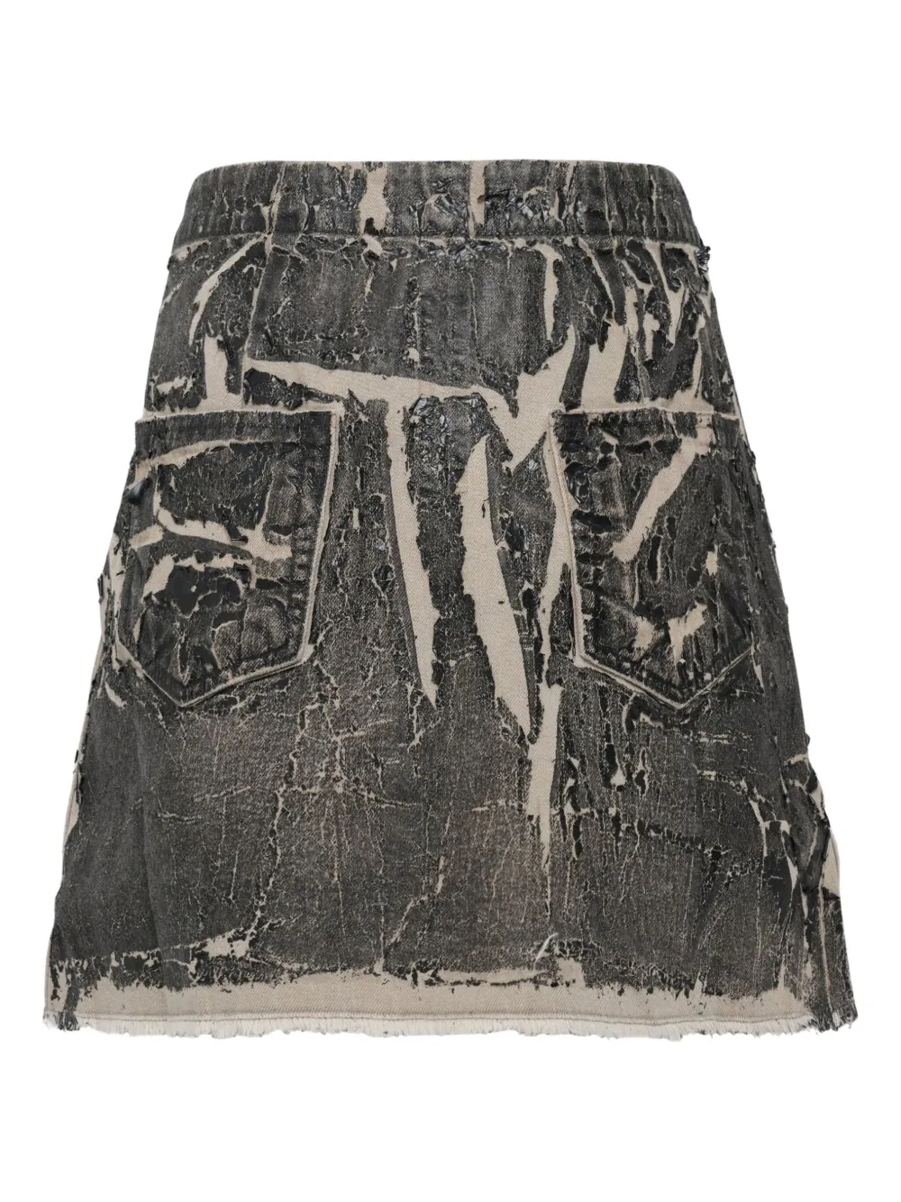 Rick Owens DRKSHDW Sisysnap mini skirt - Grijs