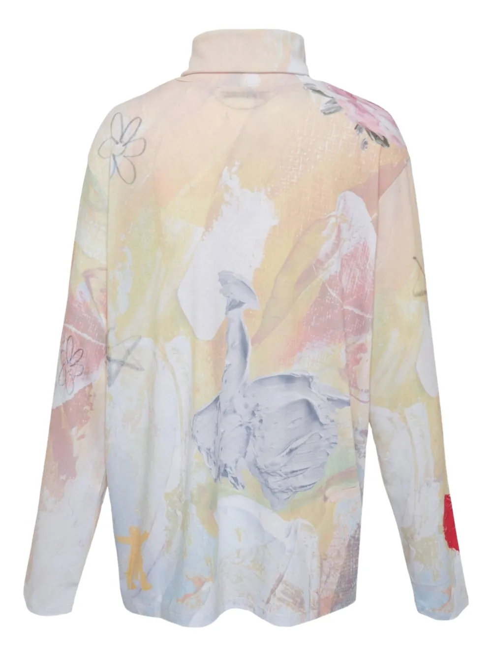 Open YY graphic-print turtleneck top | T-shirts & jerseys | Image 2