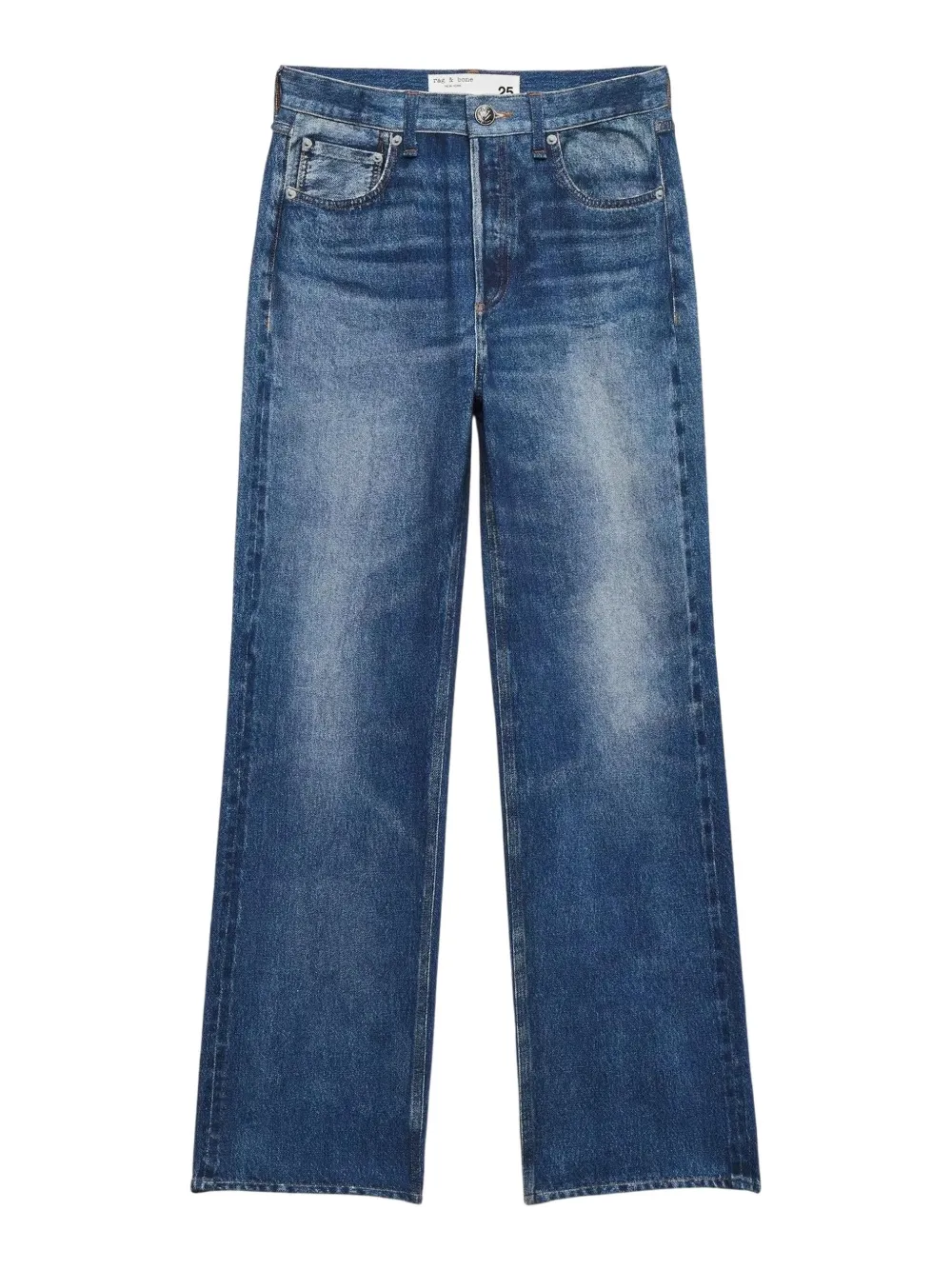 Rag & Bone Miramar Shea Ankle Straight Jeans In Multi