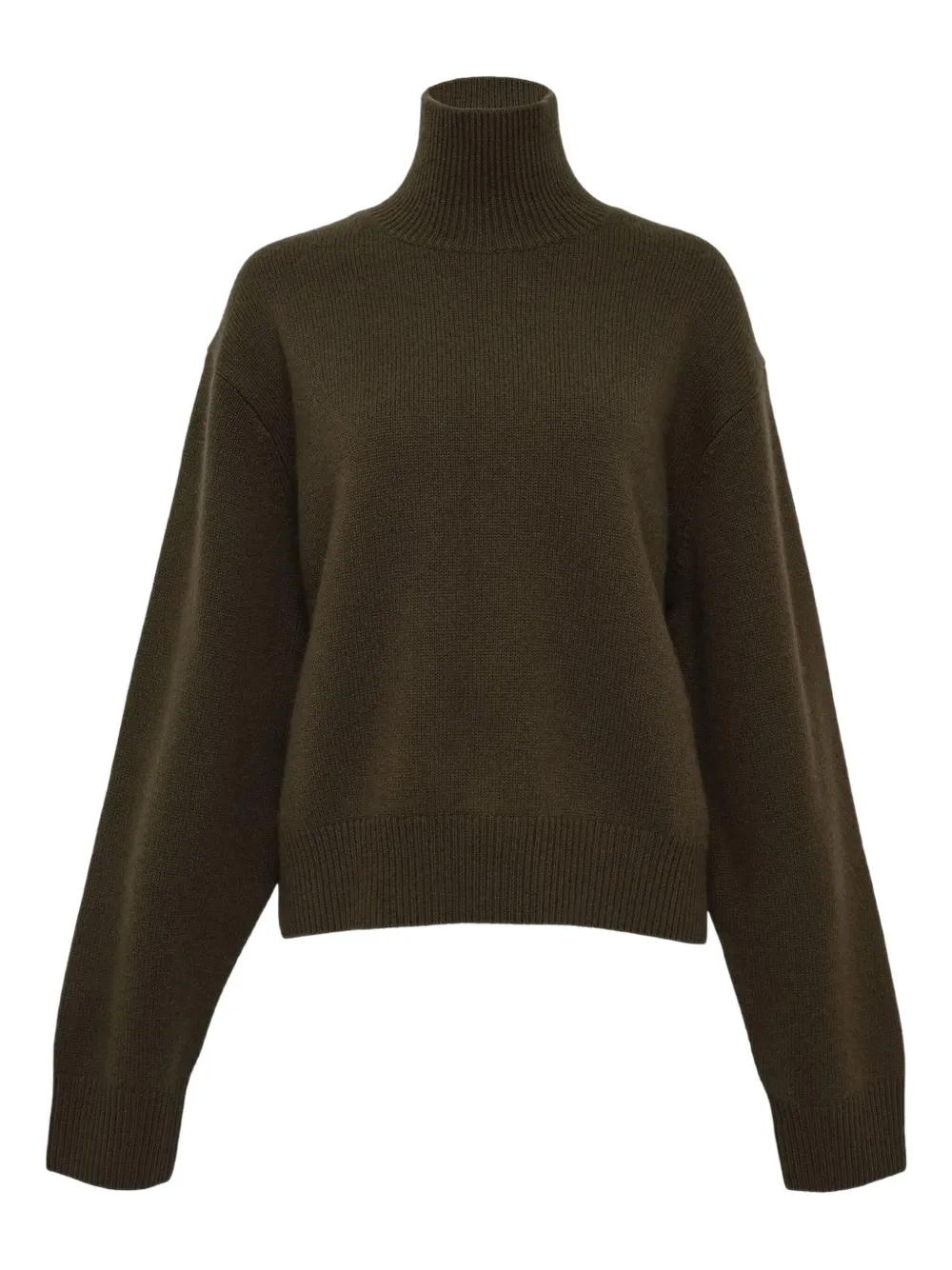 Sofie D'hoore High Neck Long Sleeve Top In Brown