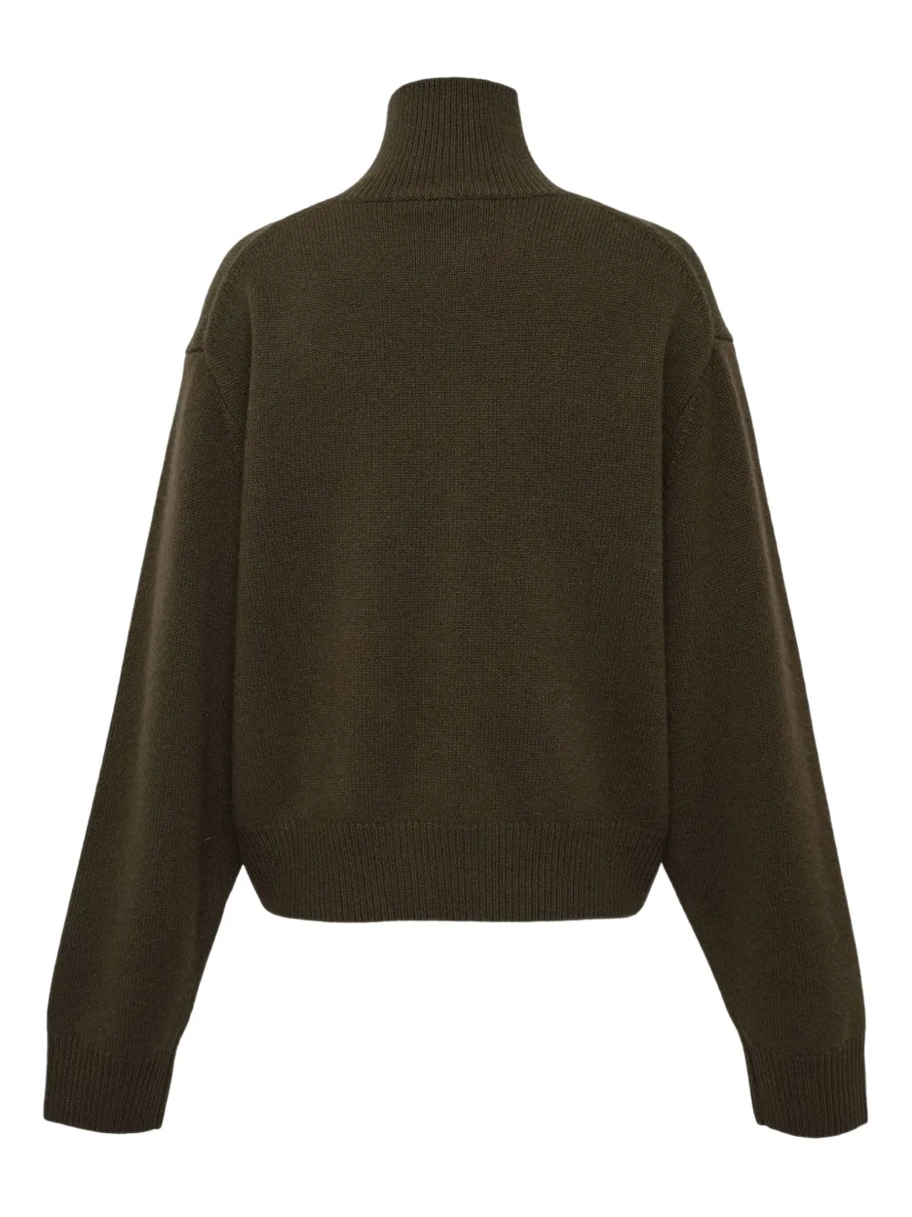 Sofie D'hoore High Neck Long Sleeve Top In Brown