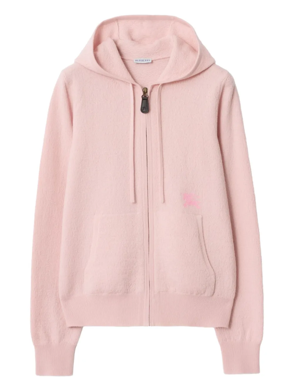 Burberry Felpa Equestrian Knight con zip - Rosa
