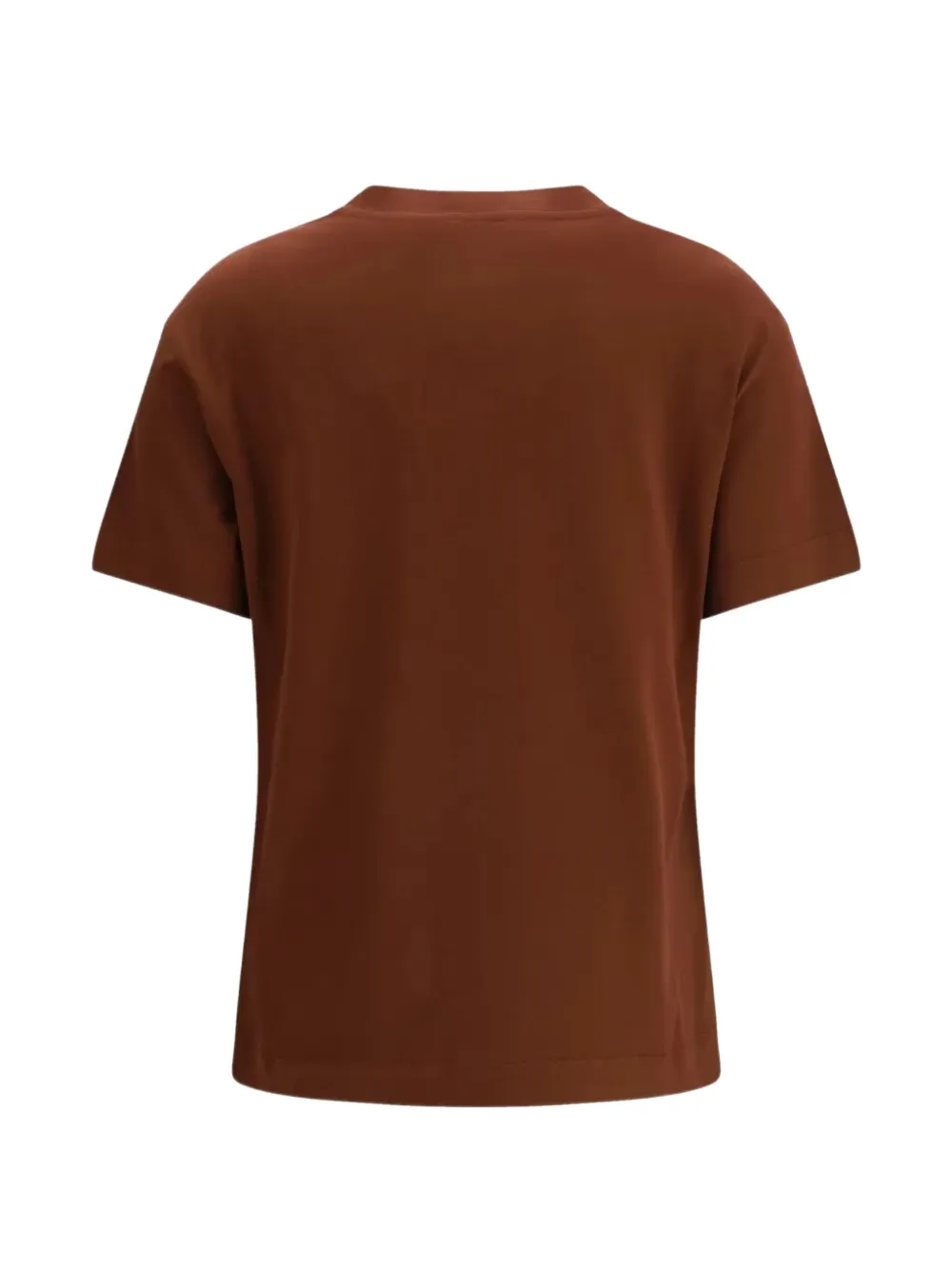 Brunello Cucinelli T-shirt verfraaid met monili Bruin