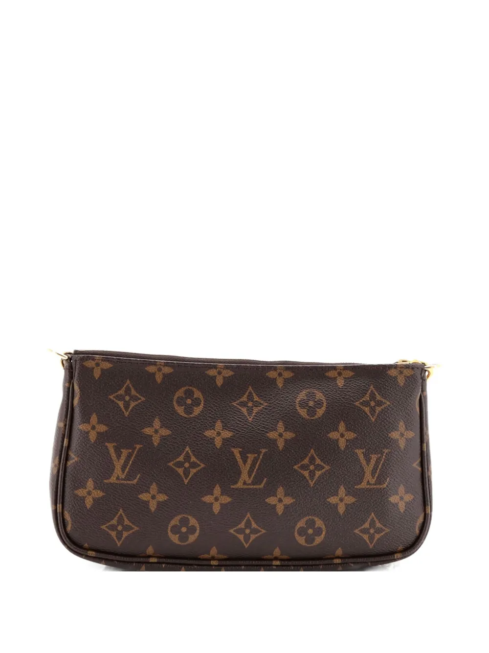 Pre-owned Louis Vuitton Multi Pochette Accessoires Monogram Canvas Crossbody Bag In Brown