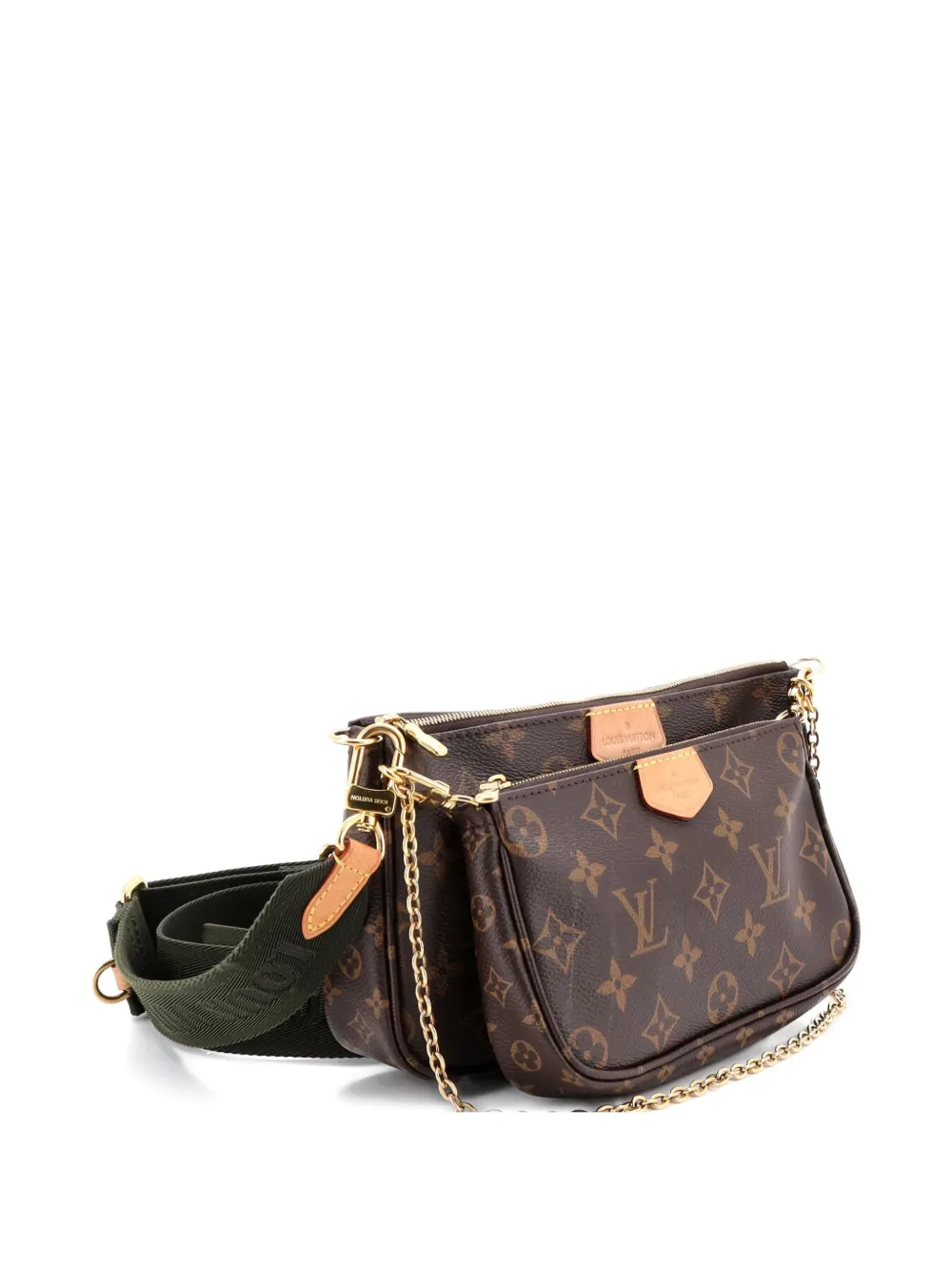 Pre-owned Louis Vuitton Multi Pochette Accessoires Monogram Canvas Crossbody Bag In Brown