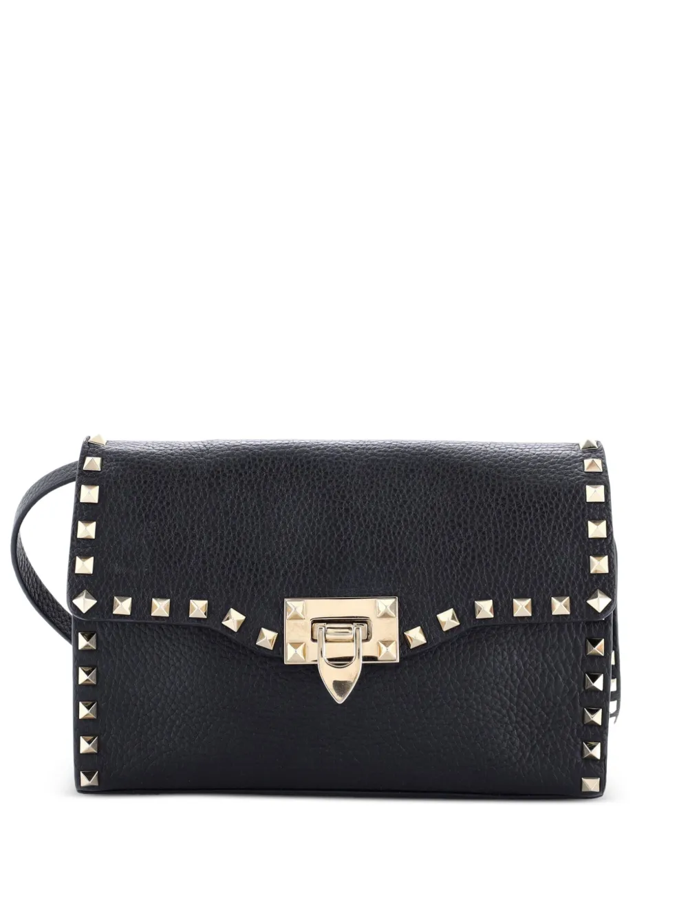 Valentino Garavani Pre-Owned Rockstud Flip Lock Flap Bag Leather