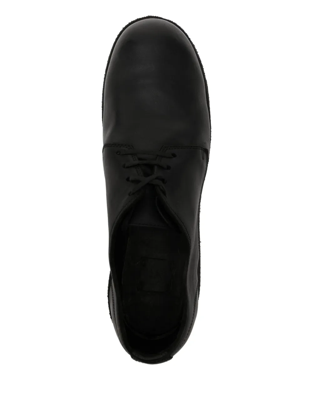 Guidi leather derby shoes Zwart
