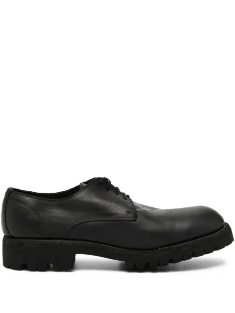 Guidi leather derby shoes