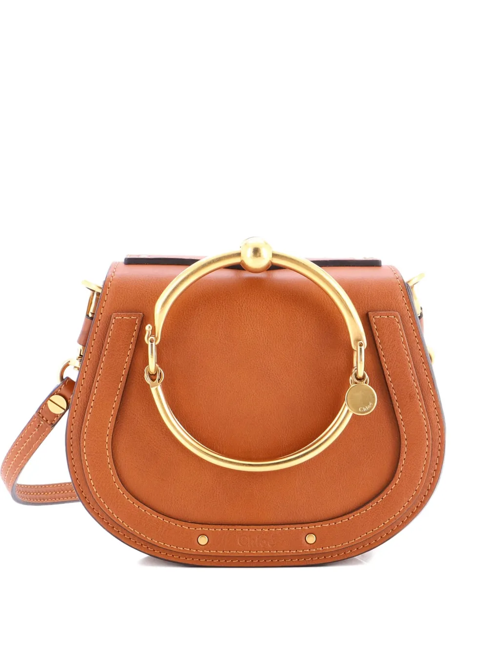 Chloé Pre-Owned Nile Leather Small crossbody bag - Marrone