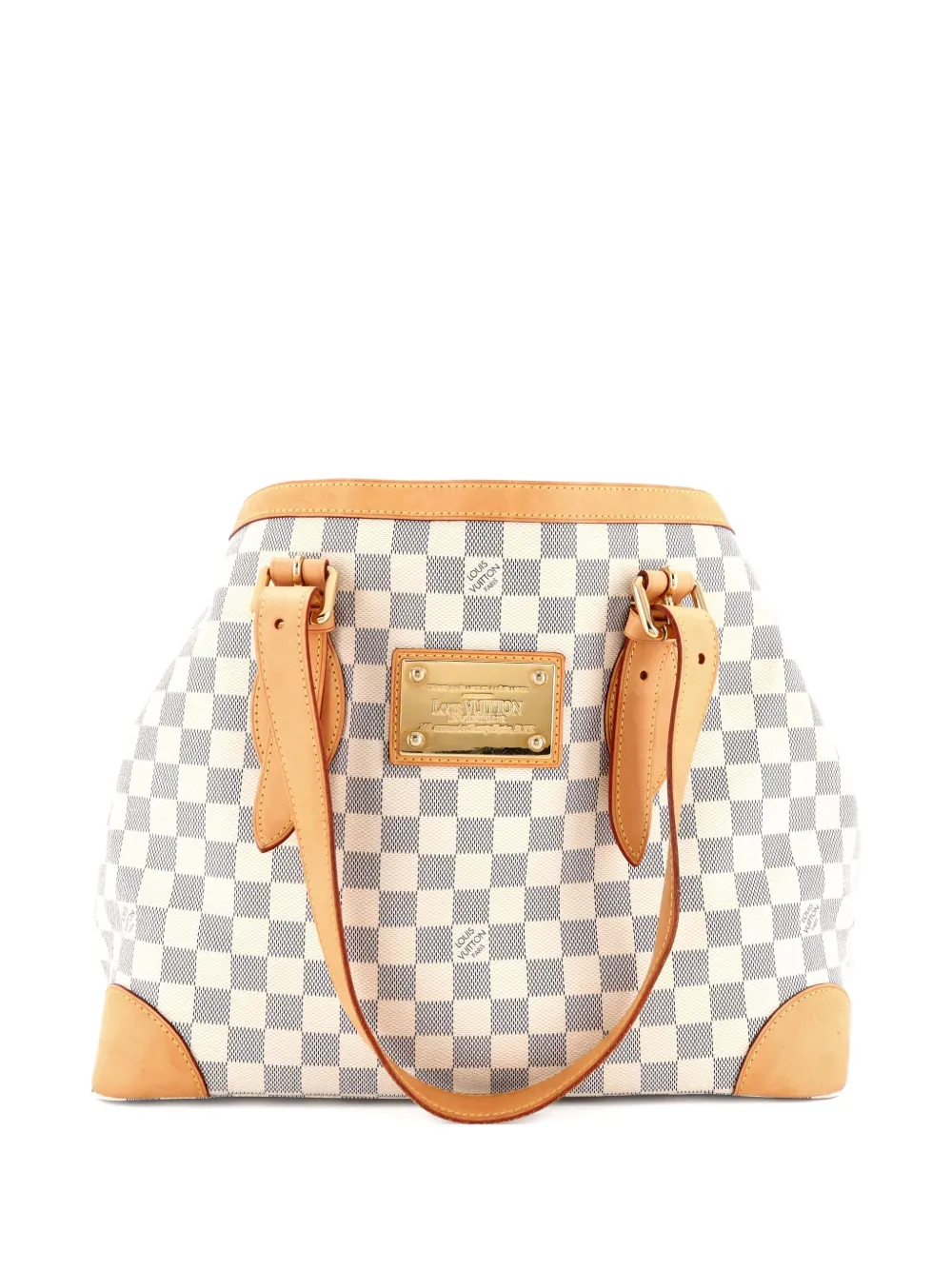 Louis Vuitton Pre-Owned Hampstead Handbag Damier MM tote bag - ホワイト Louis Vuitton Pre-Owned Hampstead Handbag Damier MM tote bag - ホワイト