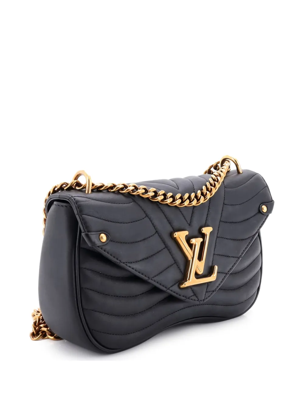 New Wave Chain Bag Quilted Leather Mm Crossbody Bag