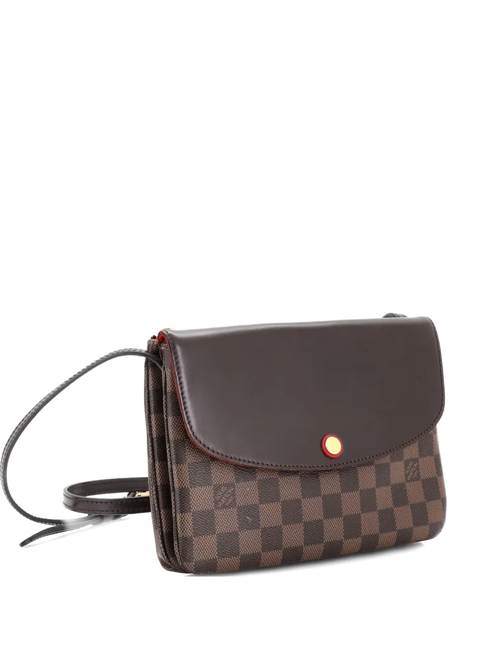Louis Vuitton Pre-Owned Twice Handbag Damier crossbody bag - ブラウン Louis Vuitton Pre-Owned Twice Handbag Damier crossbody bag - ブラウン