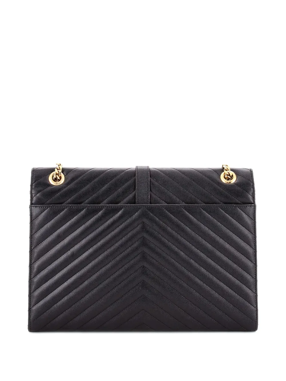 Saint Laurent Pre-Owned Classic Monogram Envelope Satchel Matelasse Chevron Leather Large shoulder bag | Pre-Owned | Image 2