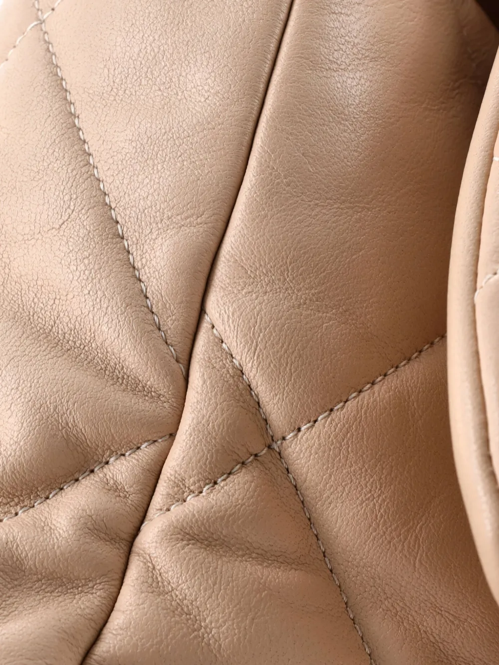 Pre-owned Chanel 19 Flap Bag Quilted Leather Maxi Crossbody Bag In Neutral