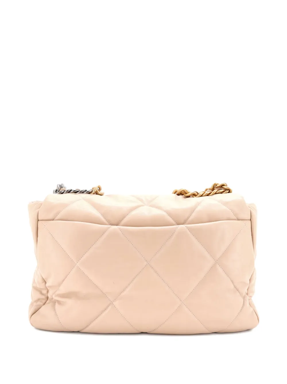 CHANEL Pre-Owned 19 Flap Bag Quilted Leather Maxi crossbody bag -