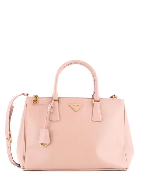 Prada Pre-Owned Double Zip Lux Saffiano Leather Medium tote bag