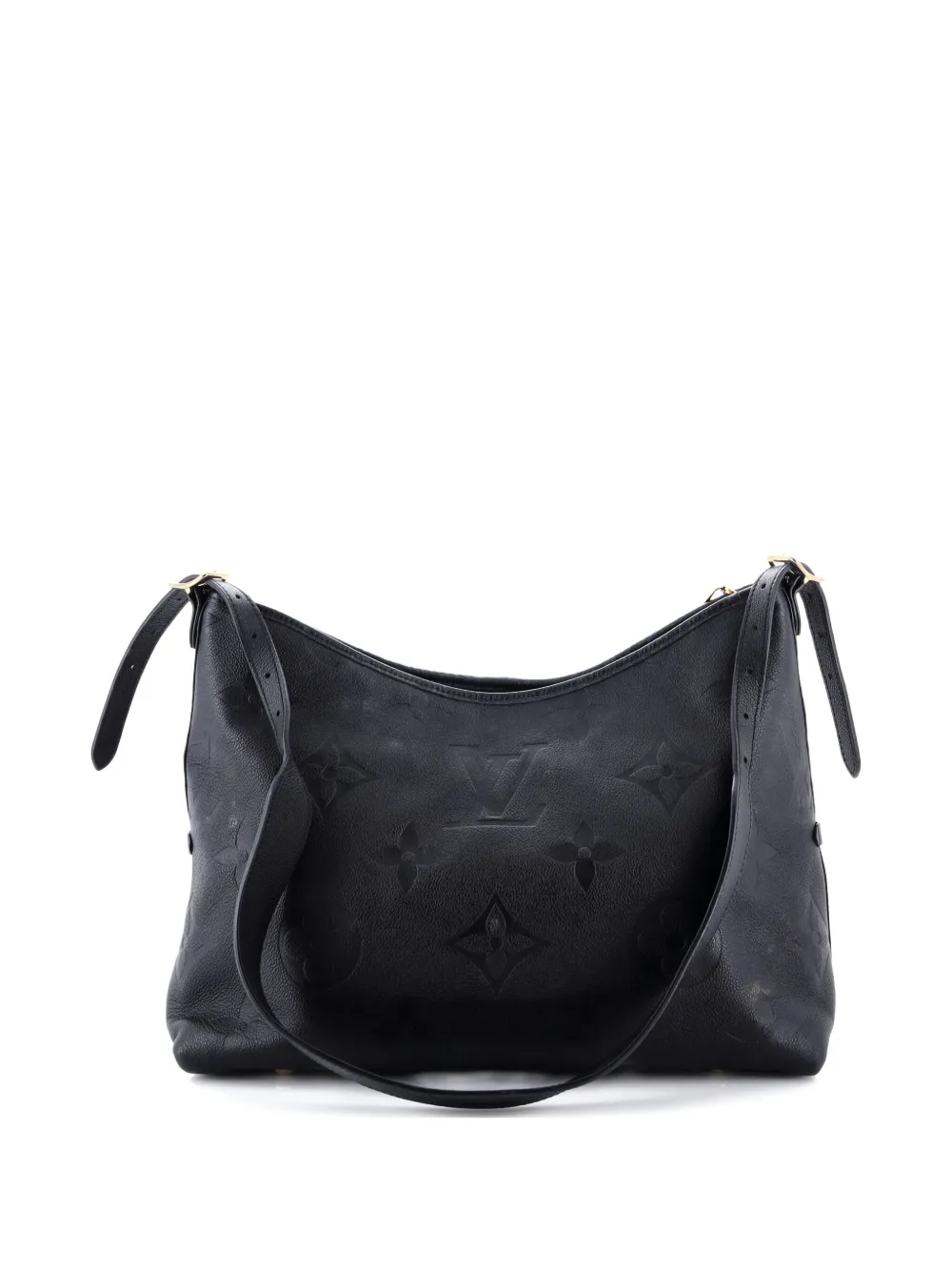 LOUIS VUITTON Pre-owned Carryall Monogram Empreinte Giant Mm Hobo Bag In Black