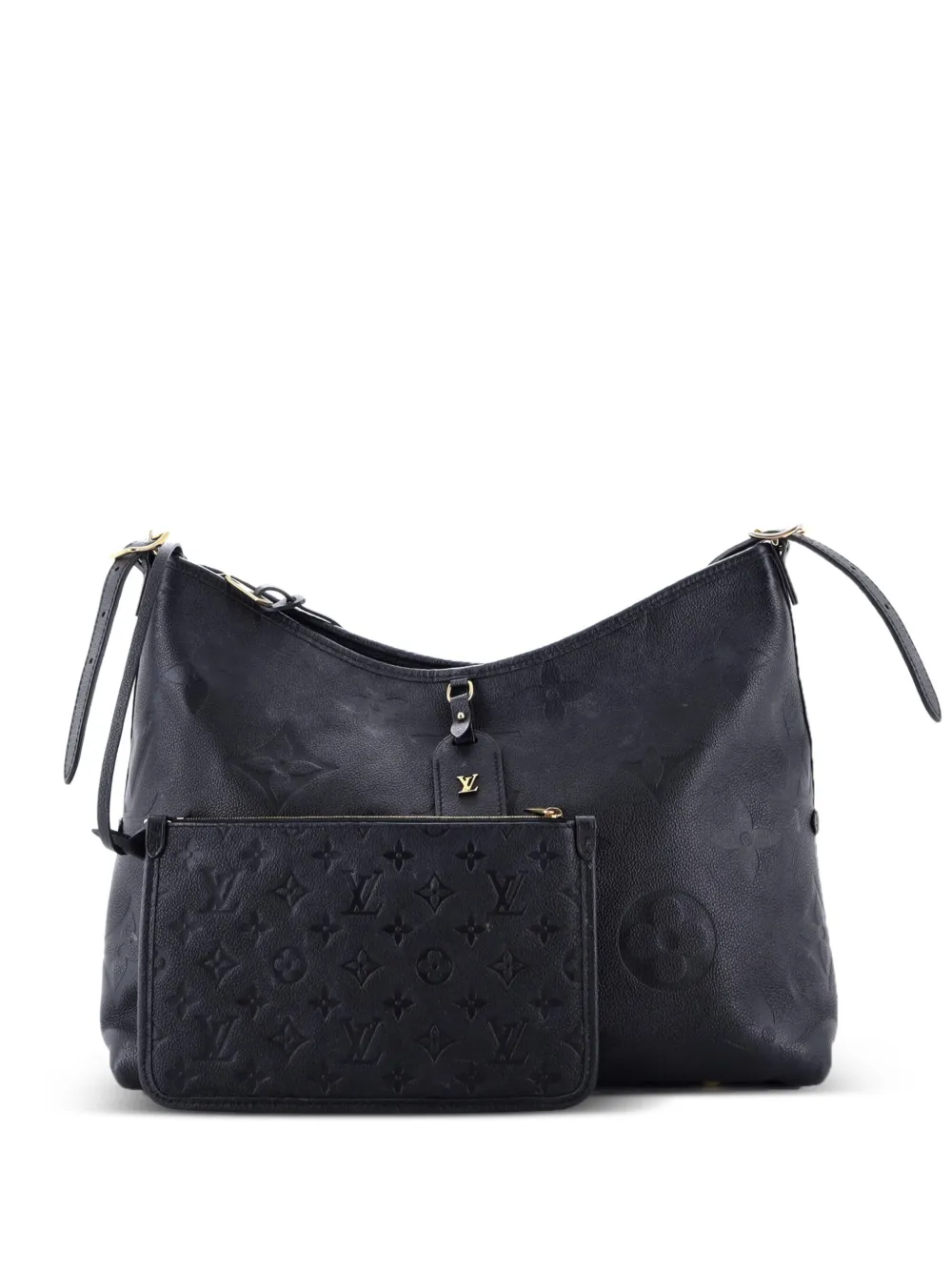 Louis Vuitton Pre-Owned CarryAll Monogram Empreinte Giant MM hobo bag Louis Vuitton Pre-Owned CarryAll Monogram Empreinte Giant MM hobo bag