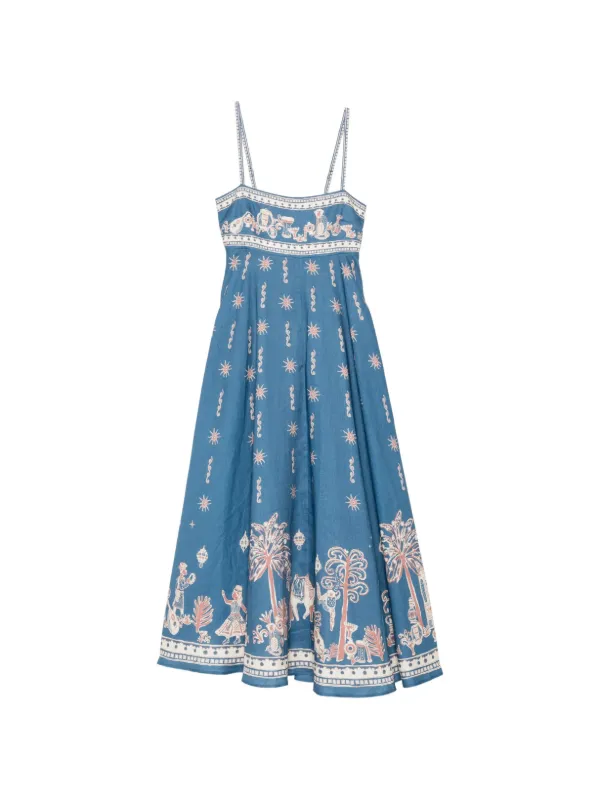 ALeMAIS Women's Acacia Sun Dress | Blue