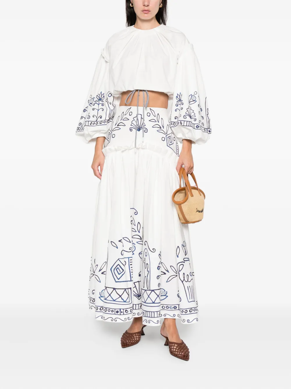 ALEMAIS Leela ruffled floral top | Blouses | Image 2