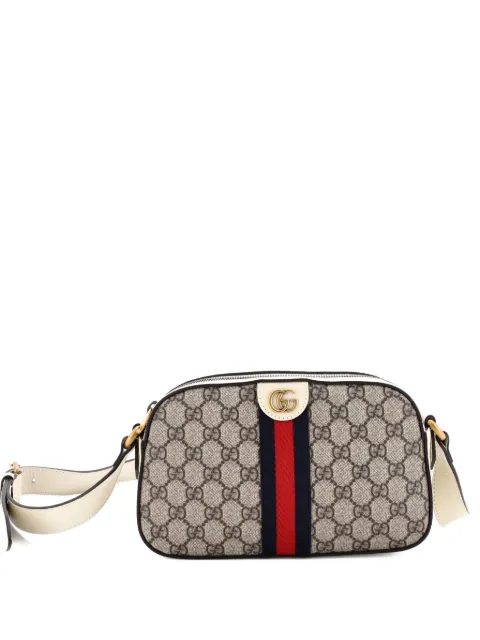 Gucci Pre-Owned Ophidia Camera Shoulder Bag GG Coated Canvas with Leather Small crossbody bag