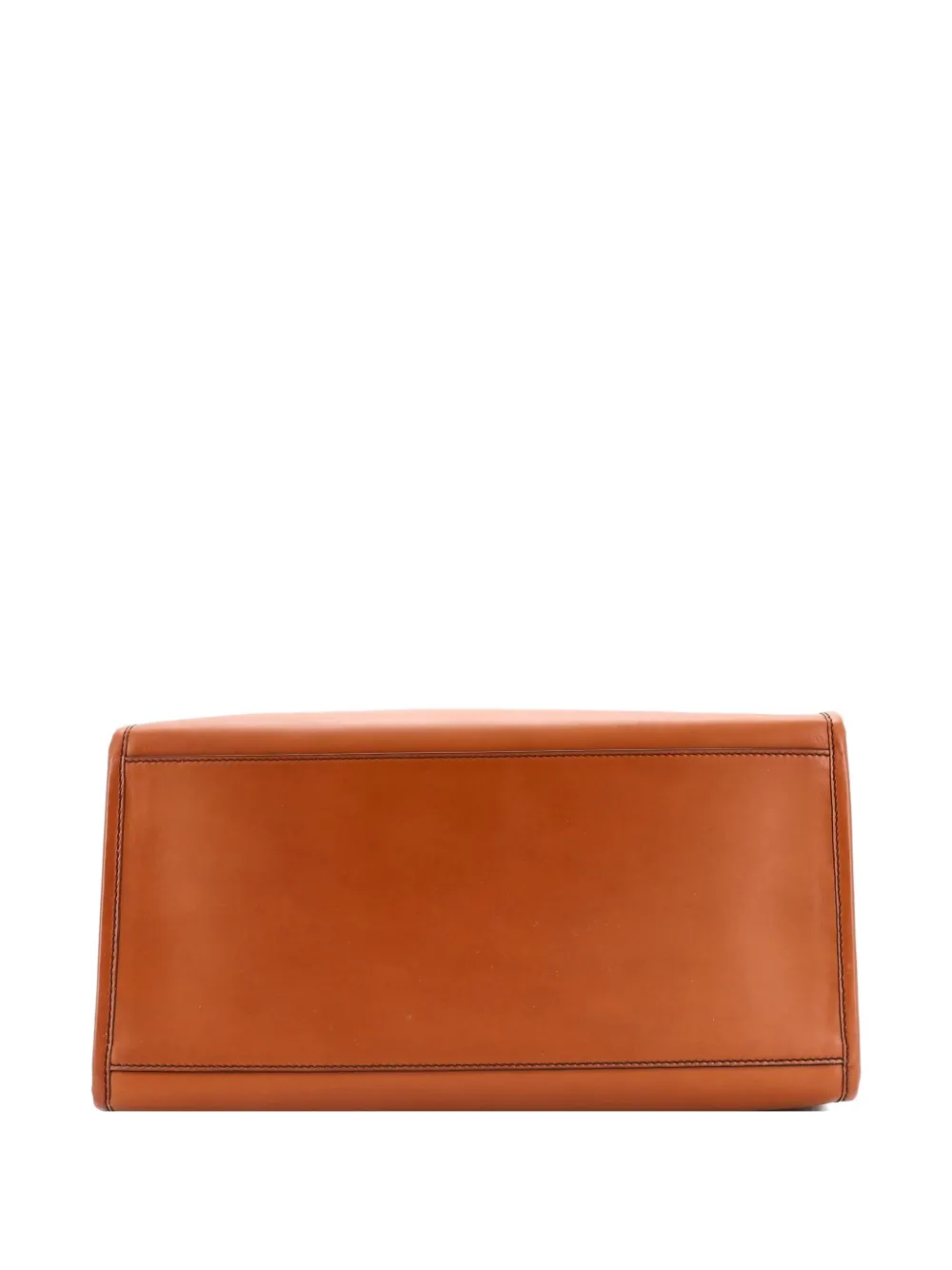 FENDI Pre-owned Sunshine Shopper Leather Large Tote Bag In Brown