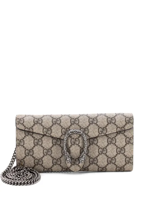 Gucci Pre-Owned Dionysus Chain Wallet GG Coated Canvas Long clutch bag