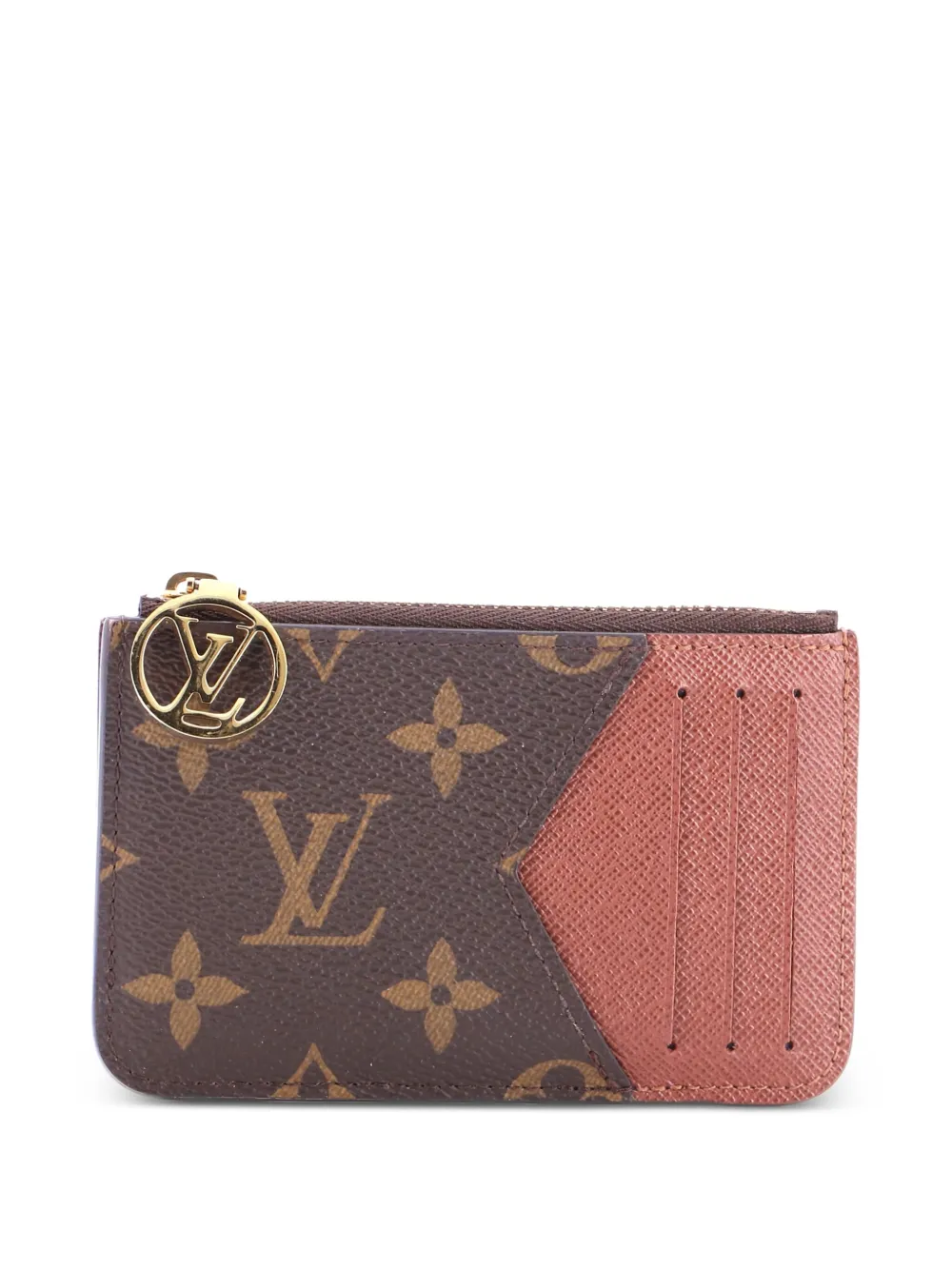 Louis Vuitton Pre-Owned Romy Monogram Canvas card holder - ブラウン