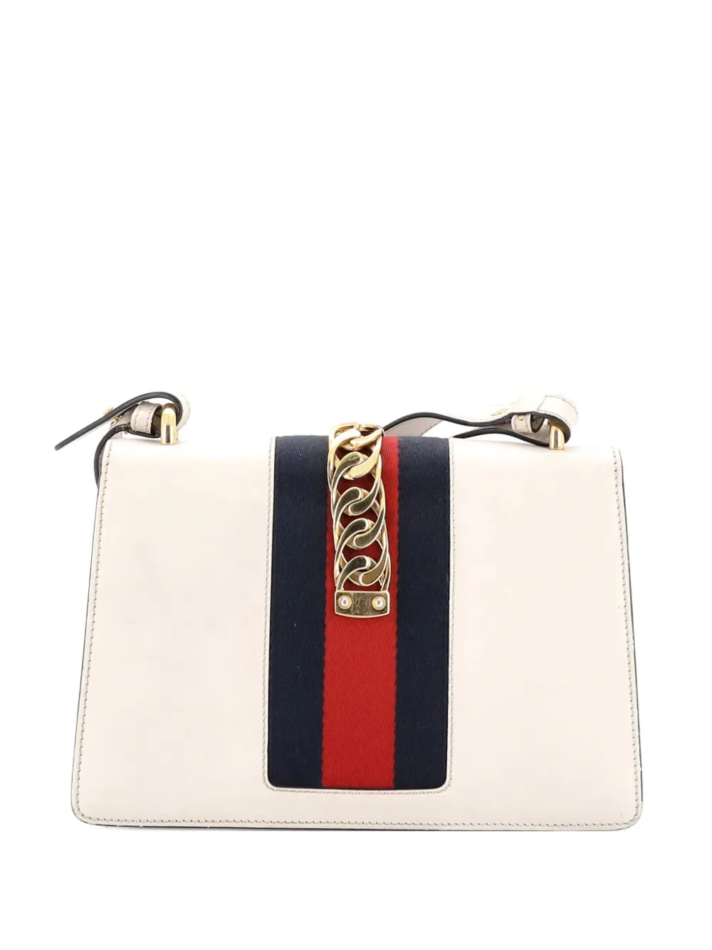Sylvie Embroidered Leather Small Shoulder Bag