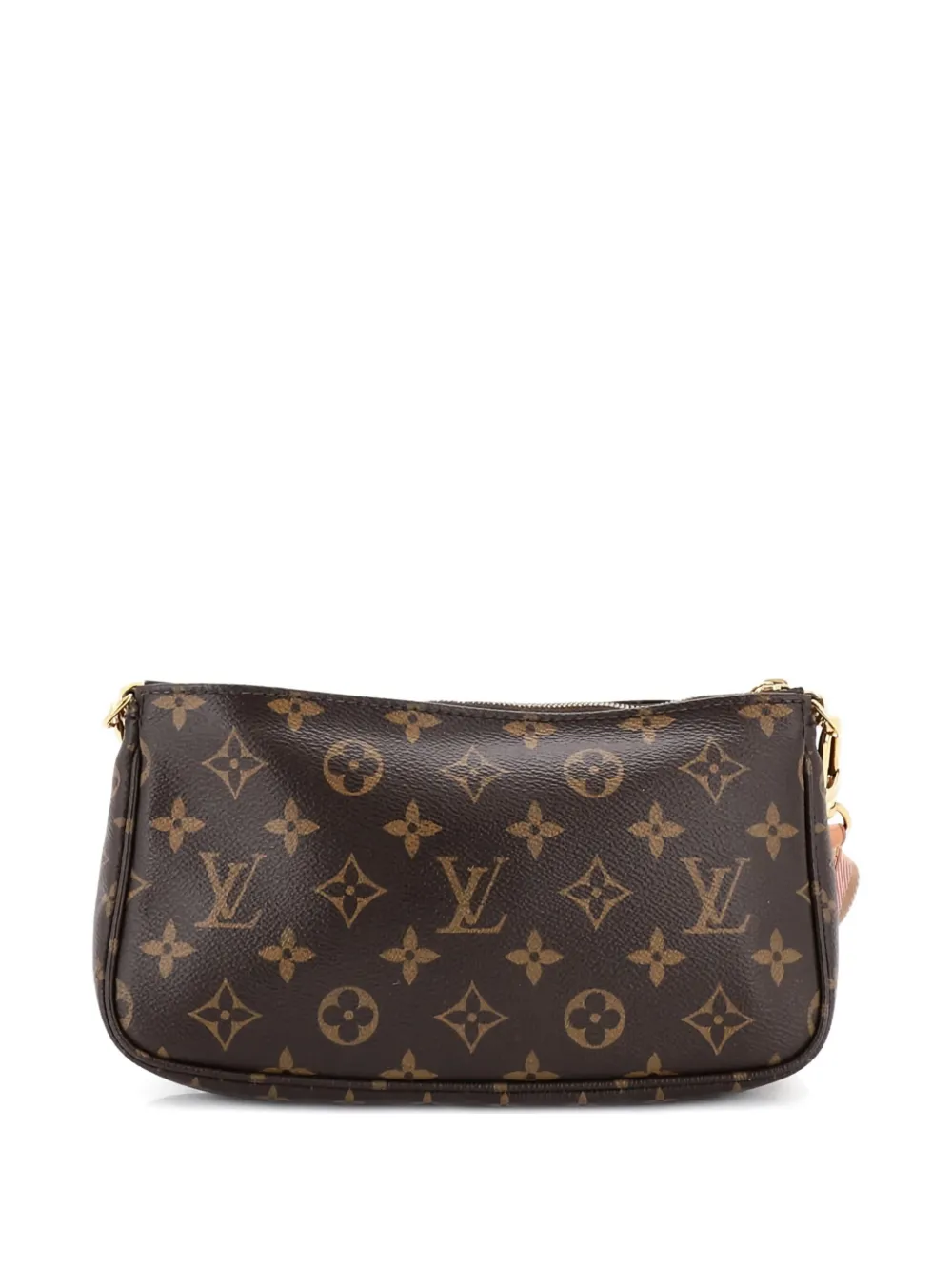 Pre-owned Louis Vuitton Multi Pochette Accessoires Monogram Canvas Crossbody Bag In Brown