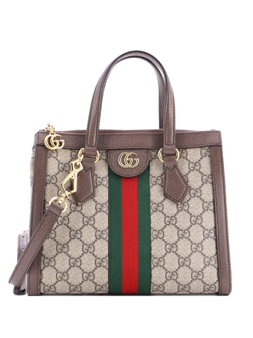 Gucci Pre-Owned Ophidia Top Handle GG Coated Canvas Small tote bag -