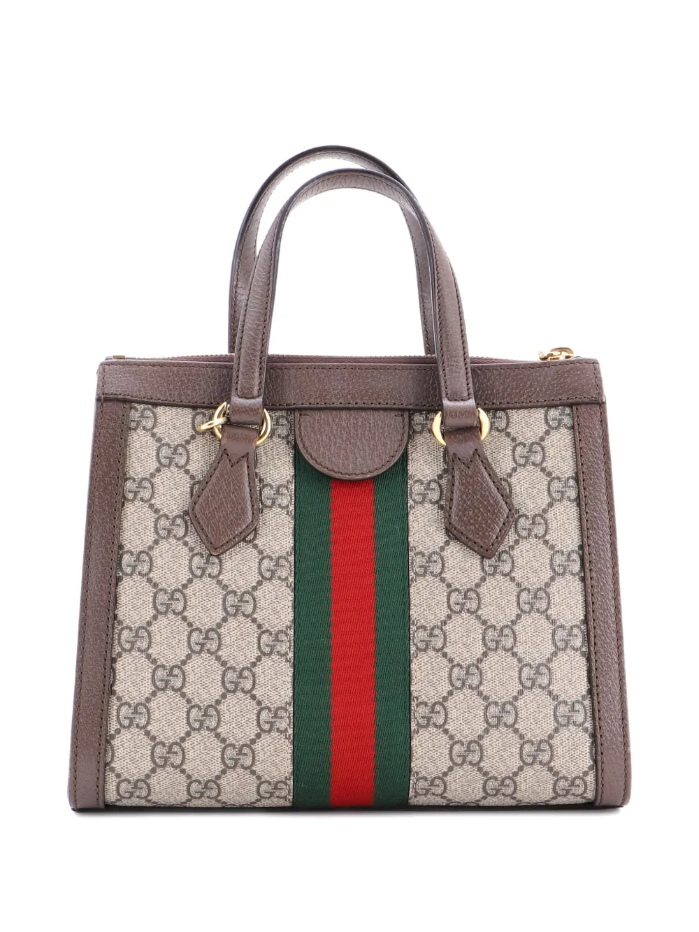 Gucci Pre-Owned Ophidia Top Handle GG Coated Canvas Small tote bag | Pre-Owned | Image 2