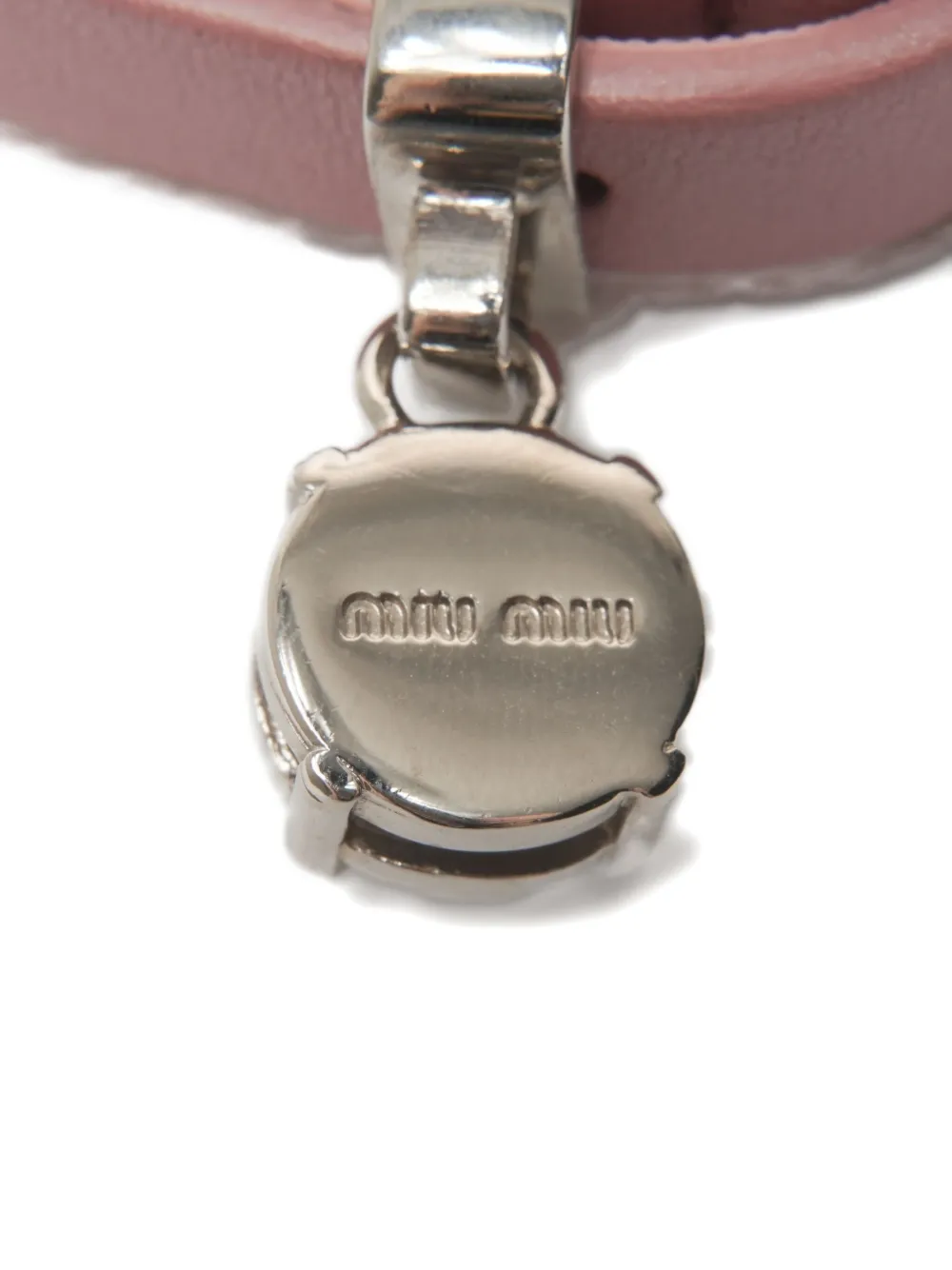 Pre-owned Miu Miu 2010s Braided Bracelet In Pink