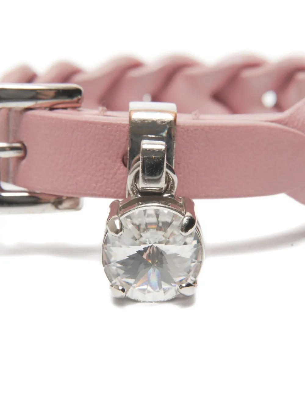 Pre-owned Miu Miu 2010s Braided Bracelet In Pink