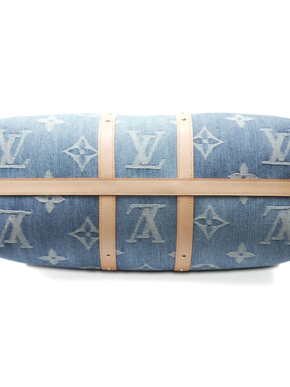 LOUIS VUITTON Pre-owned 2022-2025 Keepall Bandouliere 45 Tote Bag In Blue