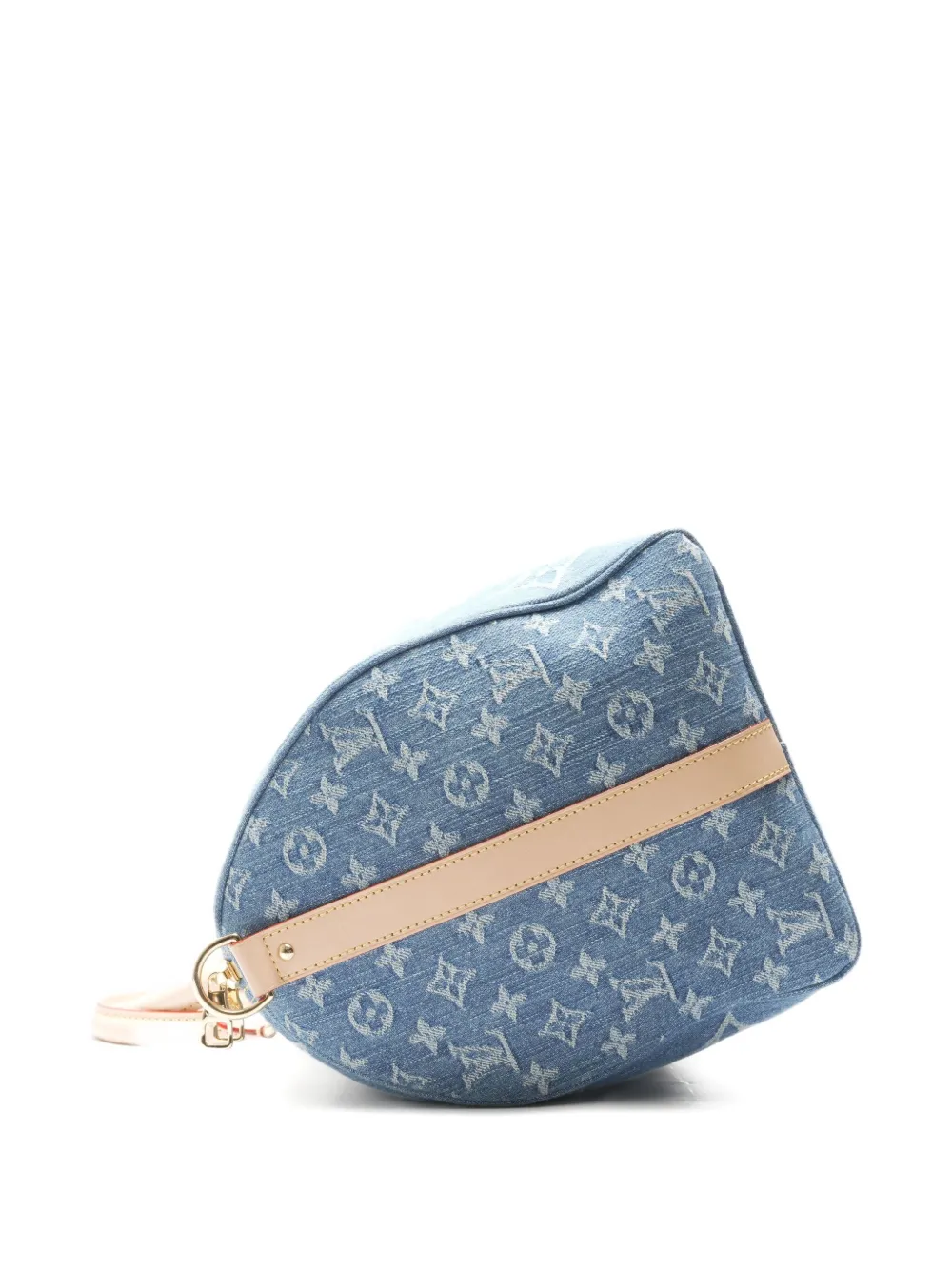 LOUIS VUITTON Pre-owned 2022-2025 Keepall Bandouliere 45 Tote Bag In Blue