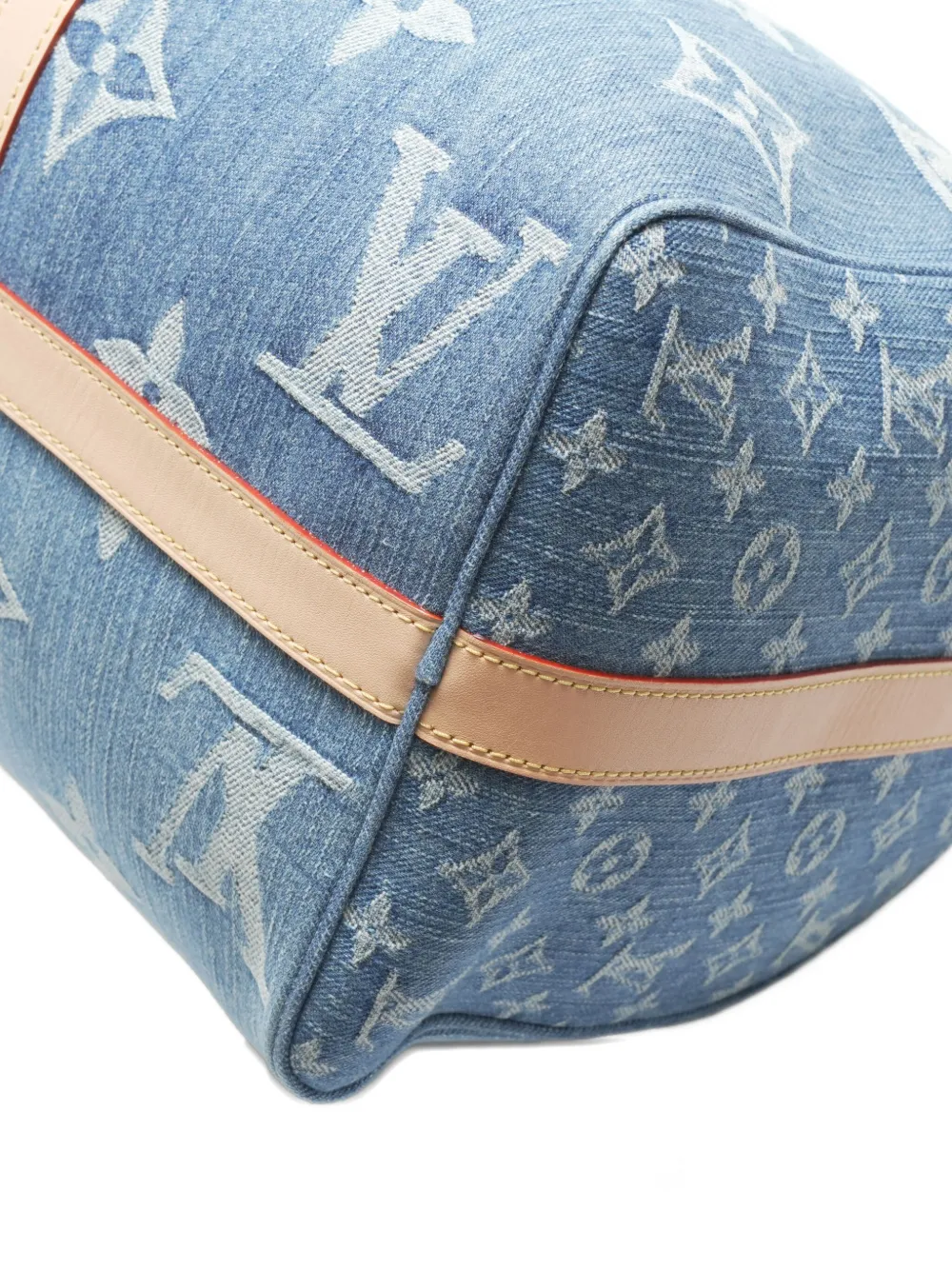 LOUIS VUITTON Pre-owned 2022-2025 Keepall Bandouliere 45 Tote Bag In Blue