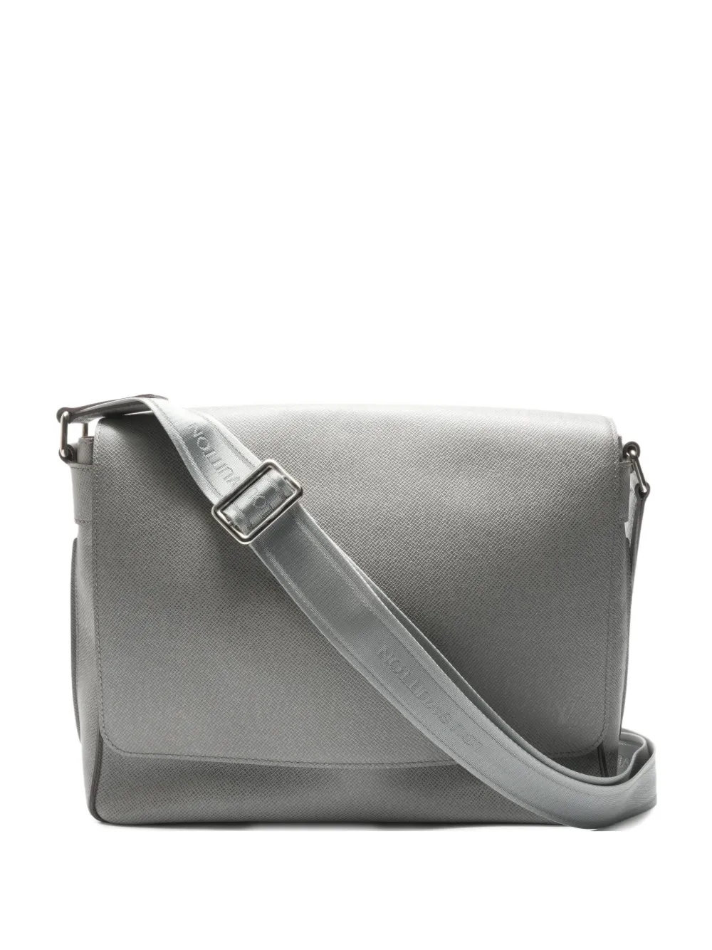 LOUIS VUITTON Pre-owned 2011 Taiga Roman Mm Gracie Shoulder Bag In Gray