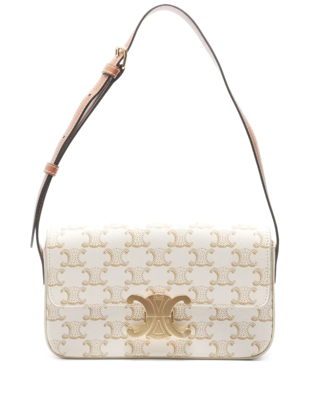 Celine Pre-Owned 2021 Claude Triomphe shoulder bag | Neutrals | Image 1