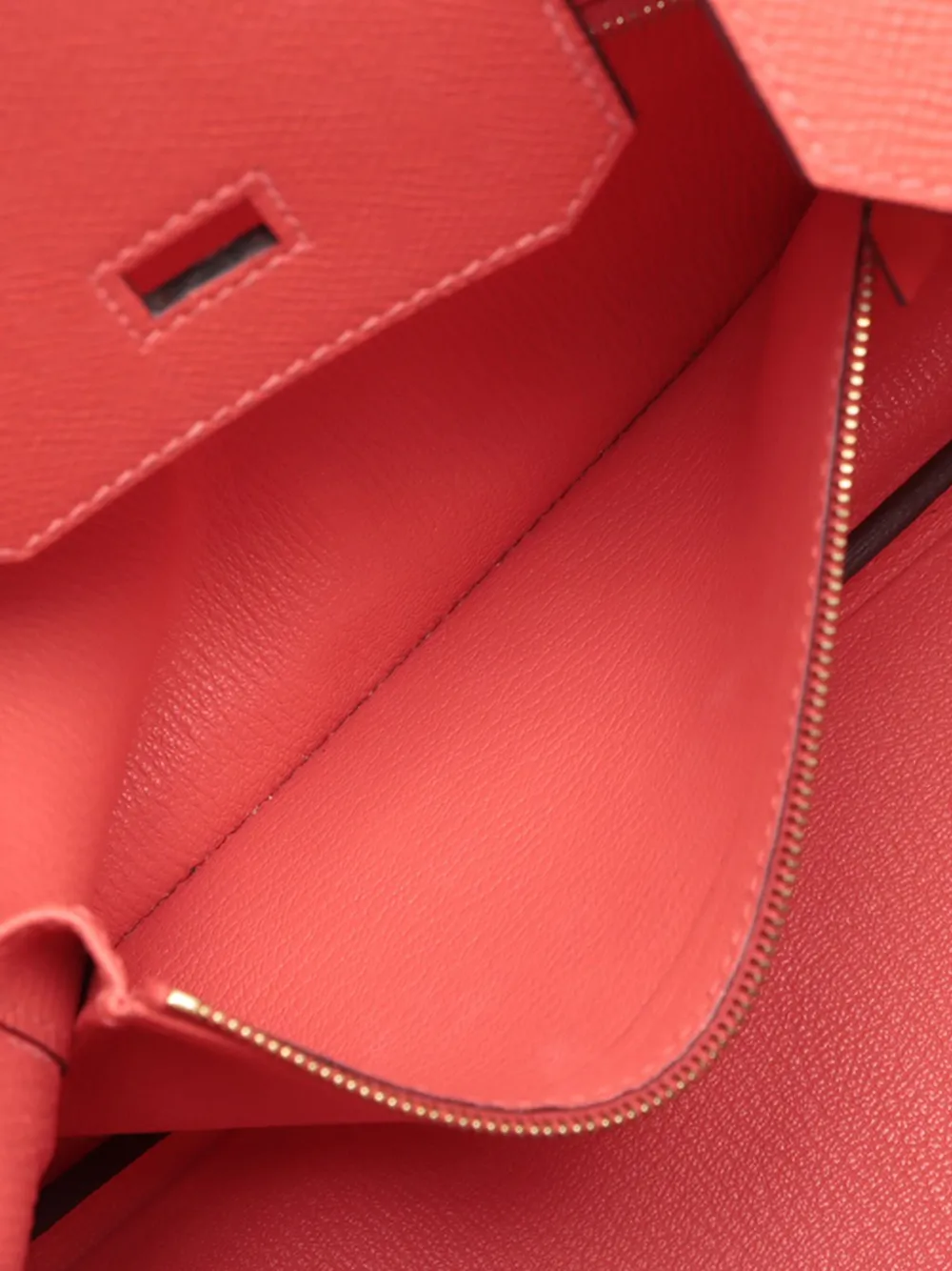 HERMES Pre-owned 2017 Epsom Birkin Retourne 30 Handbag In Red